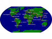 Welt (Typ 2) Städte + Grenzen 1600x1200